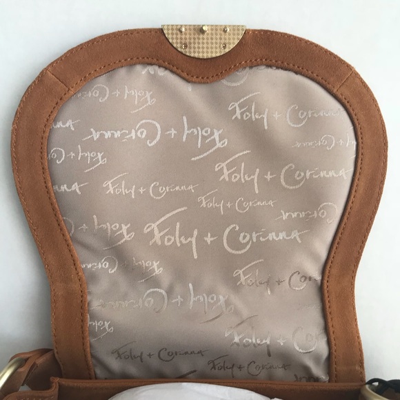 Foley + Corinna Brown Suede Woman’s Shoulder Bag - Picture 5 of 8